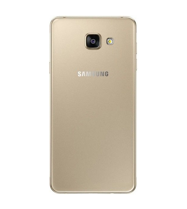 Задня кришка Samsung A710 Galaxy A7 2016 gold (без скла камери)