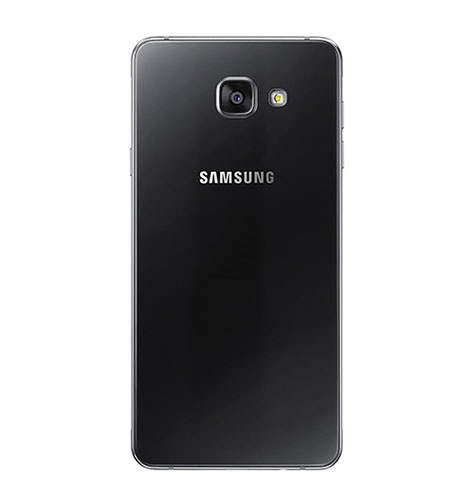 Задня кришка Samsung A710 Galaxy A7 2016 black (без скла камери)