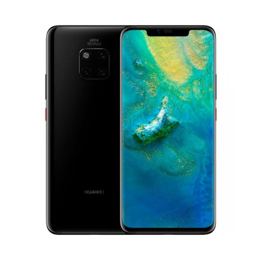 Задня кришка Huawei Mate 20 black (без скла камери)