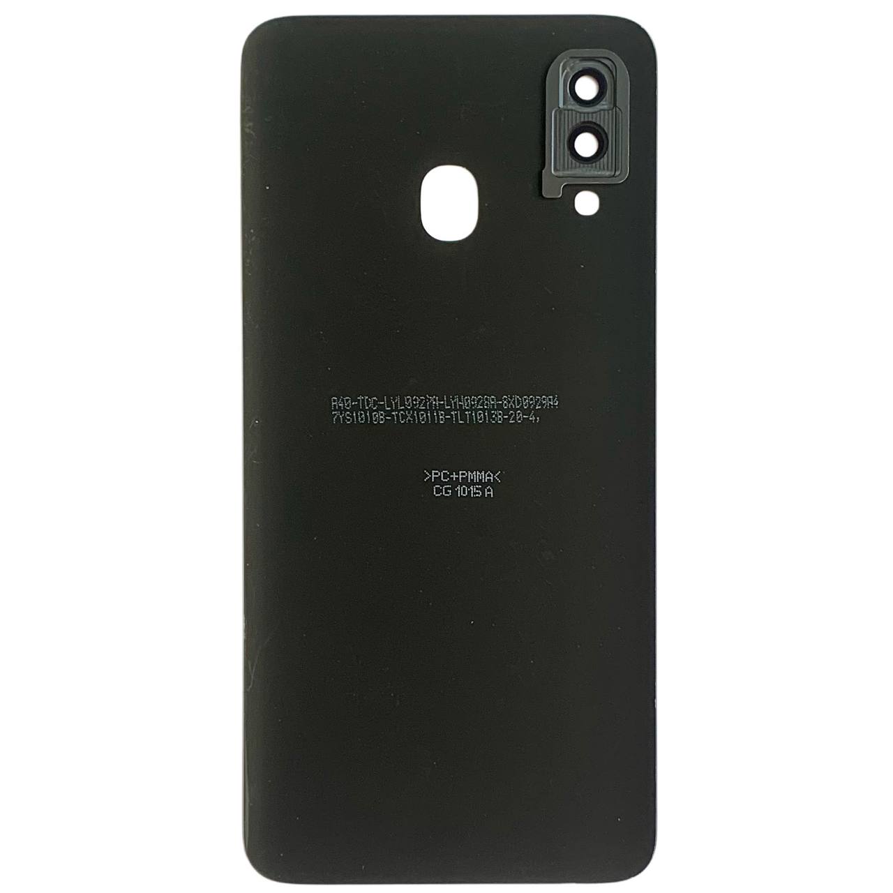 Задня кришка Samsung A405 Galaxy A40 2019 black (зі склом камери)