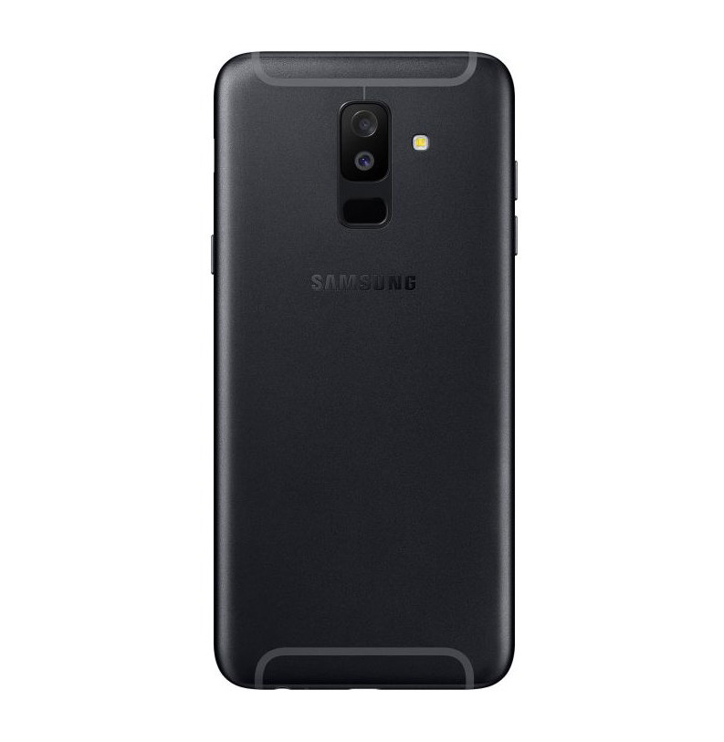 Задня кришка Samsung A605 Galaxy A6 Plus Dual 2018 black (зі склом камери)