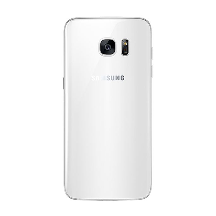 Задня кришка Samsung G935 Galaxy S7 Edge white (без скла камери)