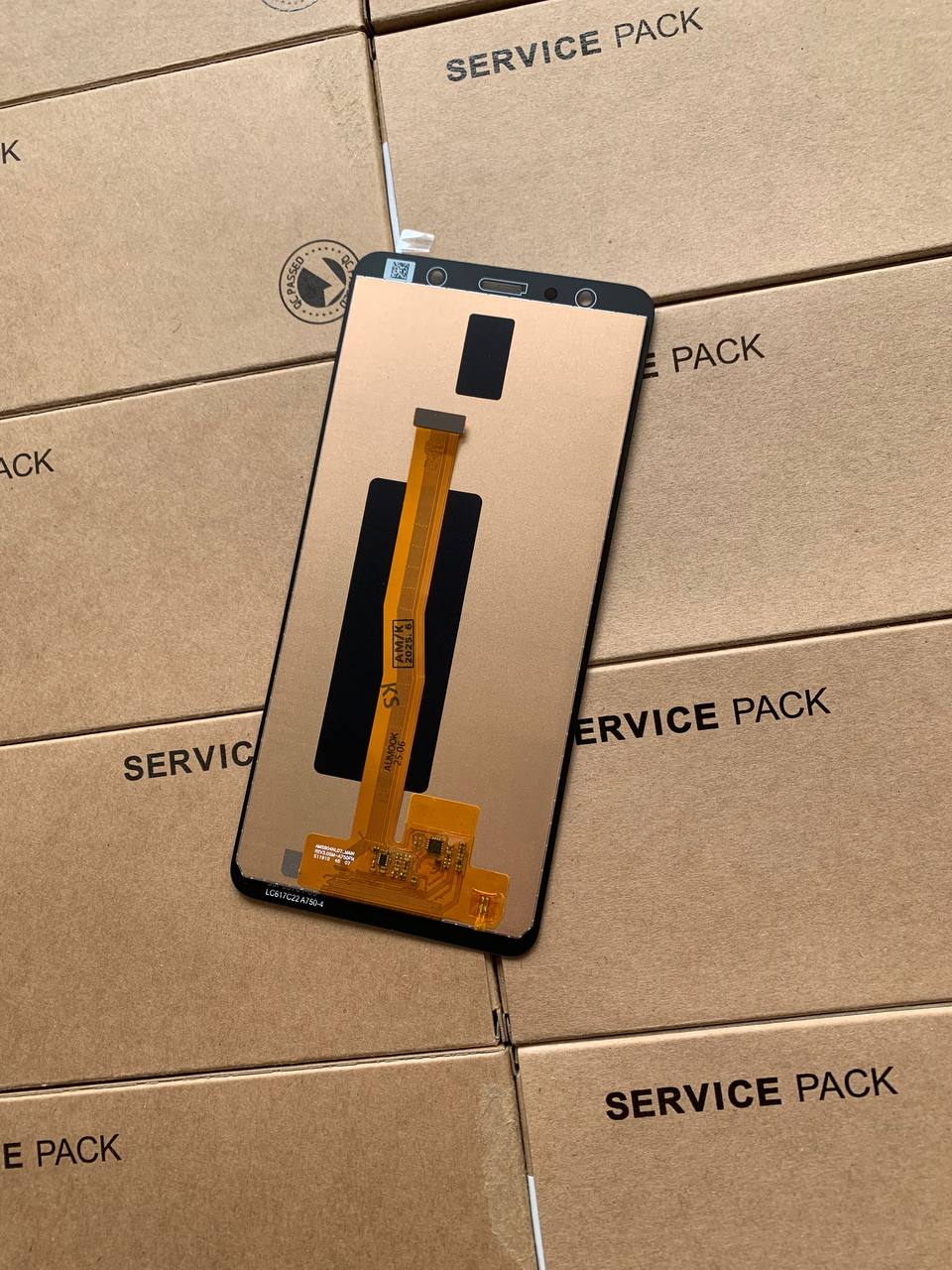 Дисплей Samsung A750 Galaxy A7 2018 black, без рамки, IPS