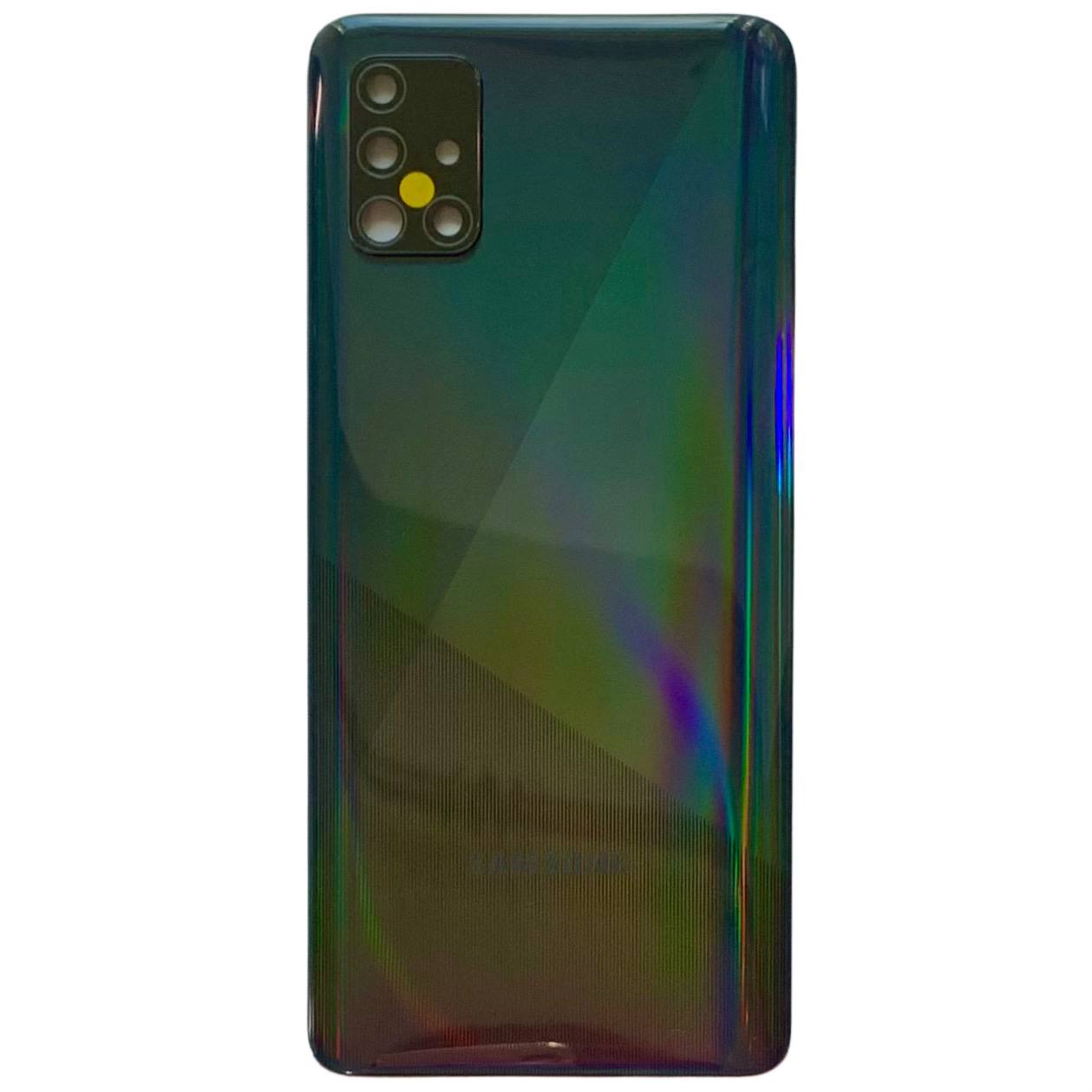 Задняя крышка Samsung A515 Galaxy A51 2019 black (со стеклом камеры)