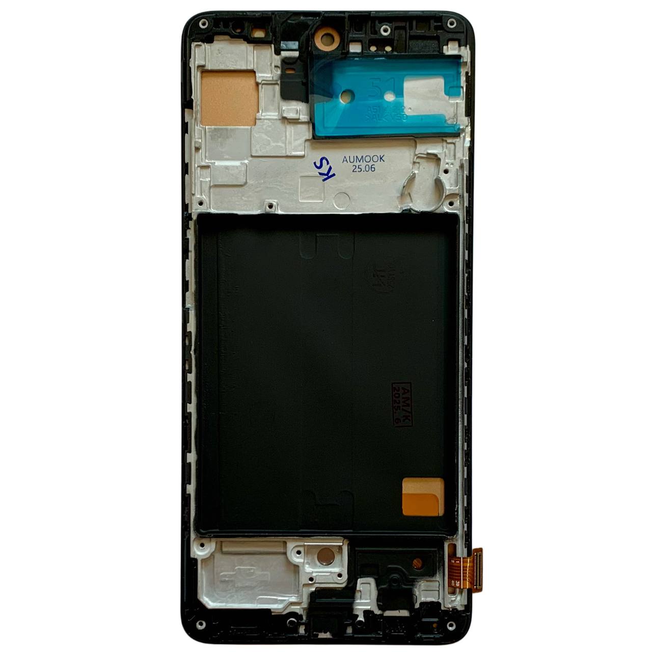 Дисплей Samsung A515 Galaxy A51 black, з рамкою, INCELL