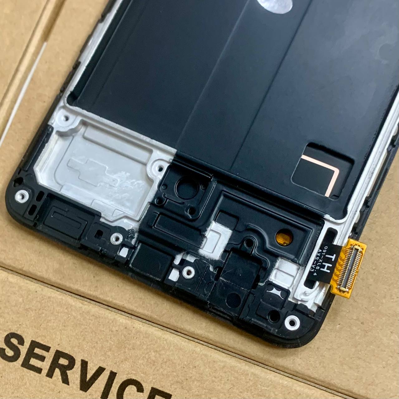 Дисплей Samsung A515 Galaxy A51 black, з рамкою, INCELL