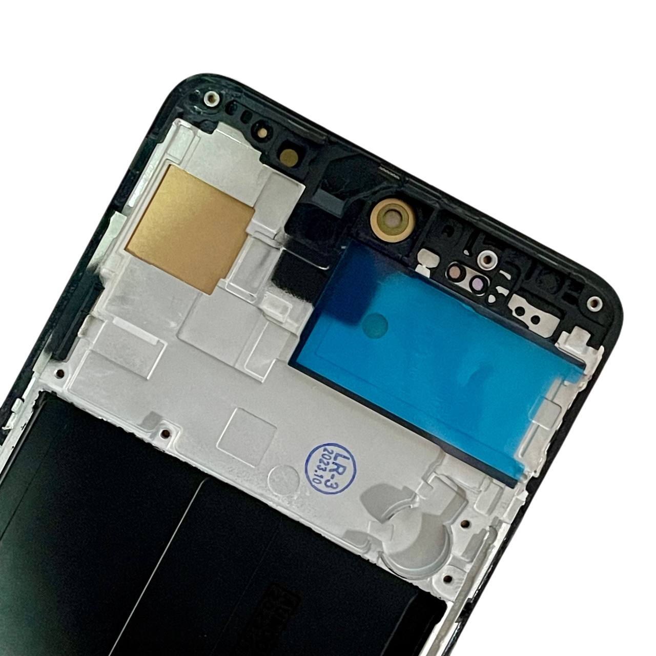 Дисплей Samsung A515 Galaxy A51 2020 black, з рамкою, OLED (Оригінальний розмір матриці)