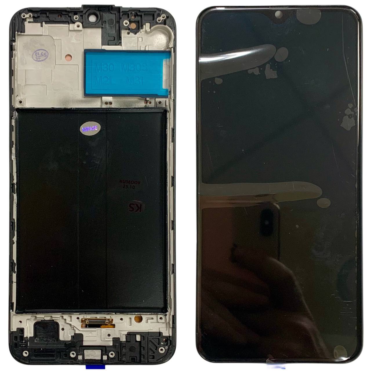 Дисплей Samsung M315 Galaxy M31 black, с рамкой, OLED