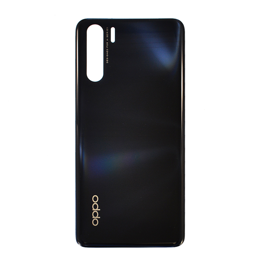 Задняя крышка OPPO A91 black (без стекла камеры)
