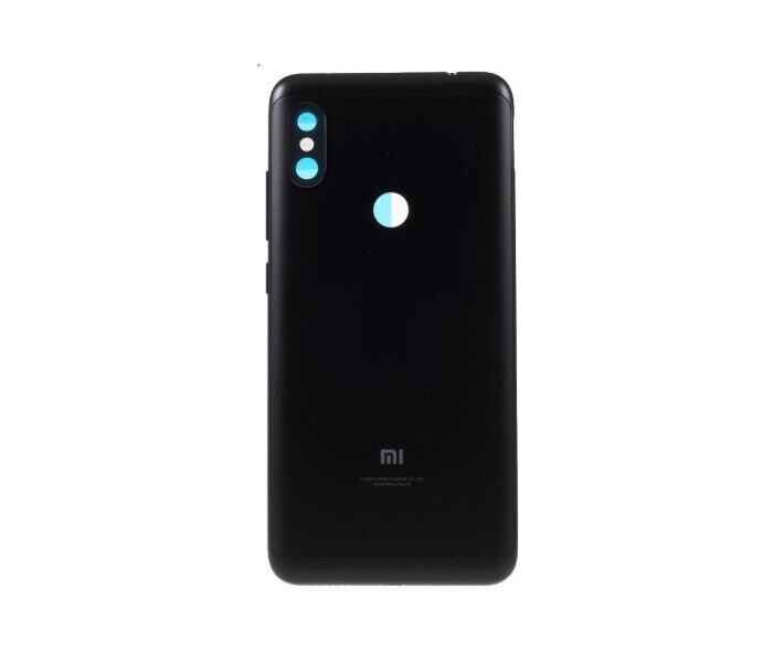 Задня кришка Xiaomi Redmi Note 6 Pro black (зі склом камери)