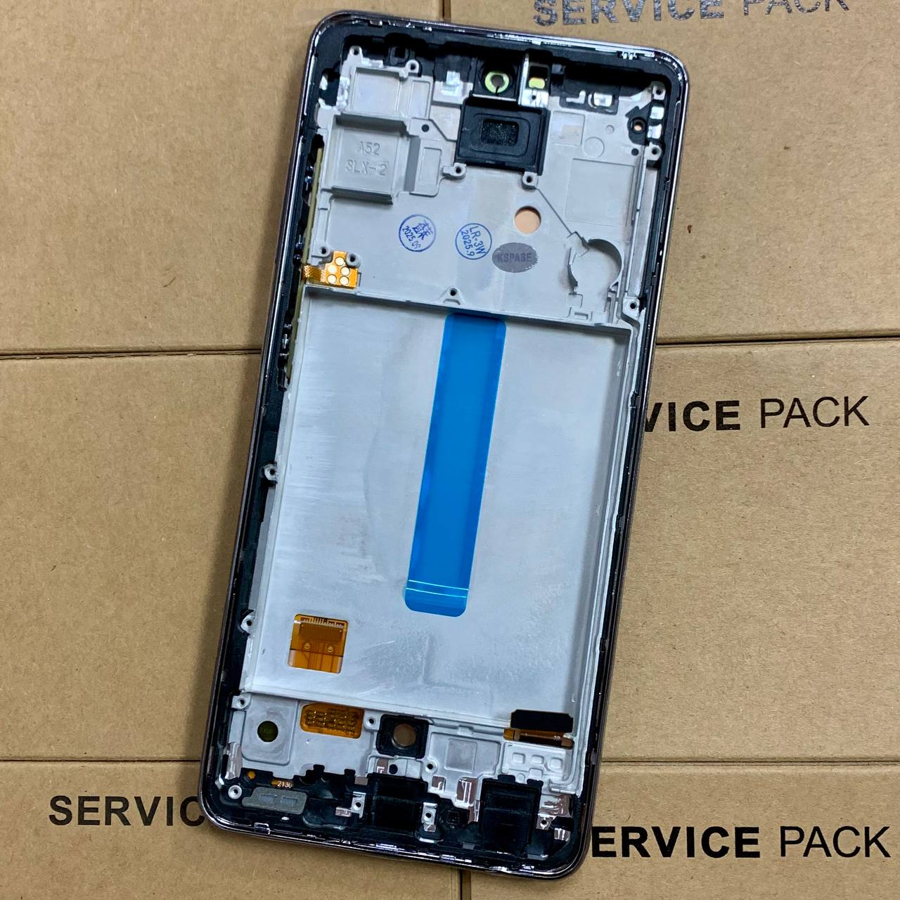 Дисплей Samsung A525 Galaxy A52 2021 black, з рамкою, OLED