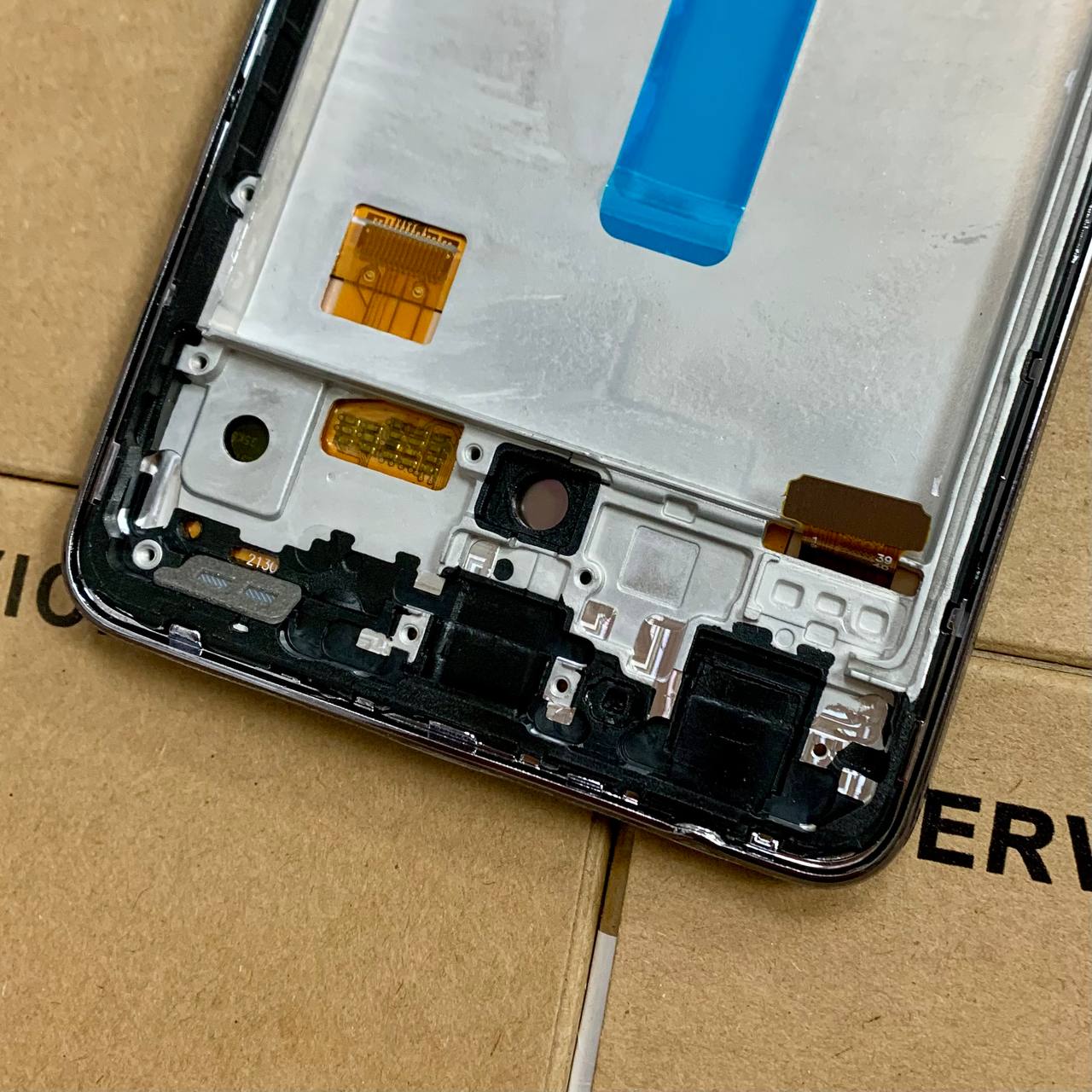 Дисплей Samsung A525 Galaxy A52 2021 black, з рамкою, OLED