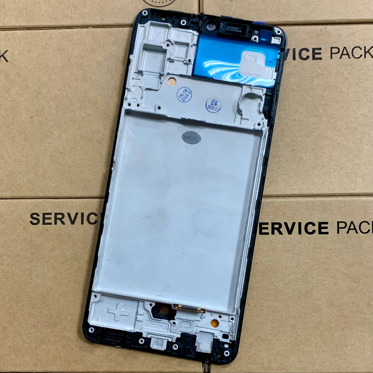 Дисплей Samsung A325 Galaxy A32 2021 black, з рамкою, OLED