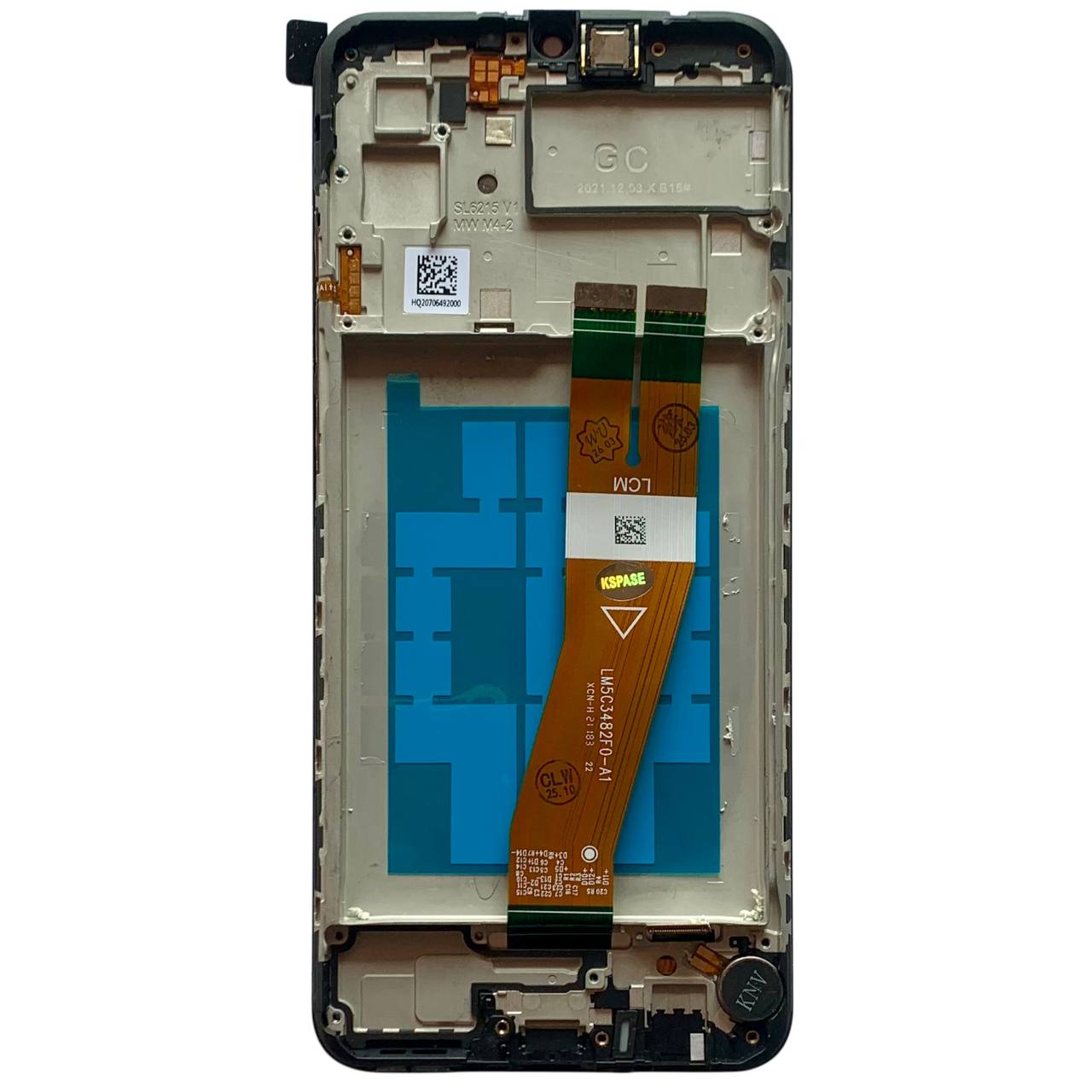 Дисплей Samsung A037F Galaxy A03s 2021 (160,5x72mm) black, з рамкою, INCELL
