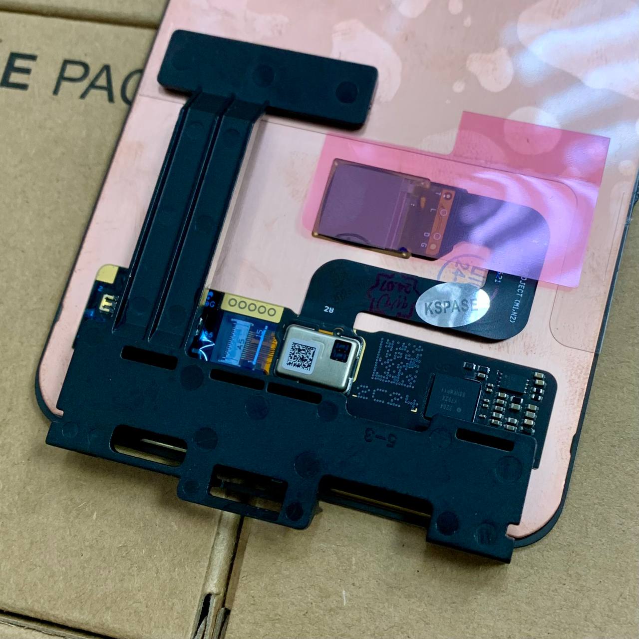 Дисплей Samsung G991 Galaxy S21 5G black, без рамки, Original (REF)