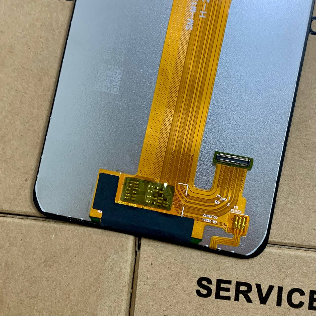 Дисплей Samsung M127F Galaxy M12 black (M127F_REV0.1), без рамки, Service Pack Original