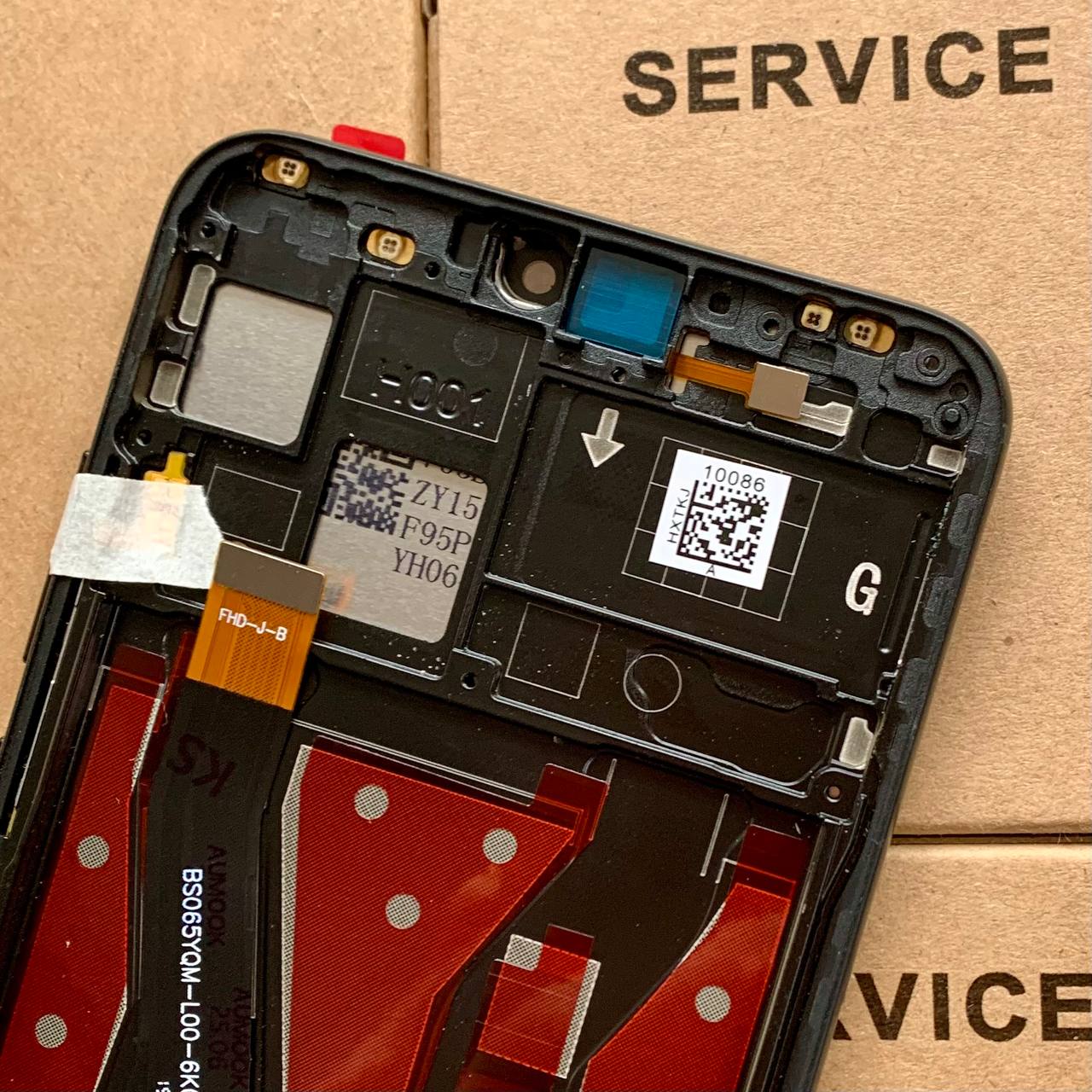 Дисплей Huawei Honor 8X black, с рамкой, Original (PRC)