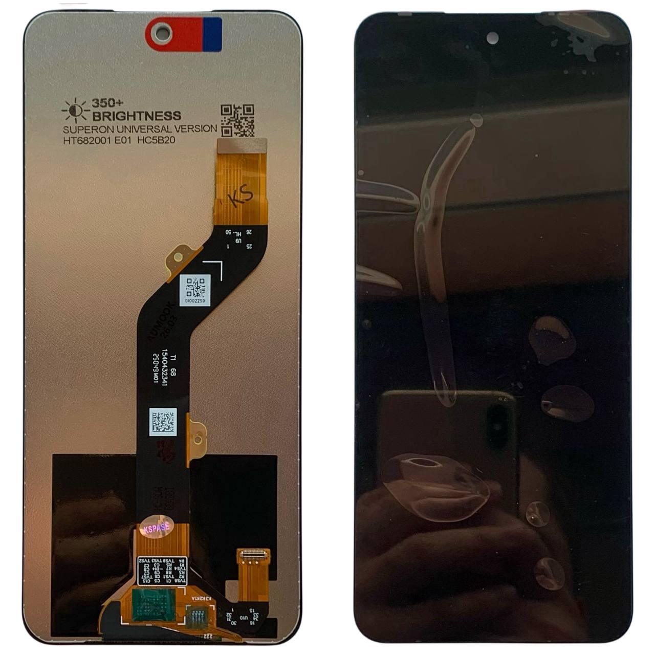 Дисплей Tecno Pova 4 | Pova Neo 2 | Neo 3 | Infinix Hot 12 | Hot 12 Play | Hot 20 | Hot 20 Play black, без рамки, Original (PRC)