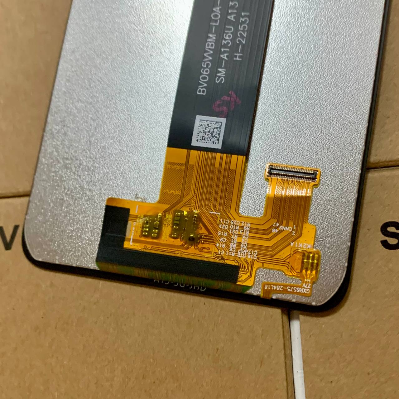 Дисплей Samsung A136 A13 5G | A047 A04S (BV065WBM-LOA-8K00_R 1.0) black, без рамки, Original (China) чорний шлейф