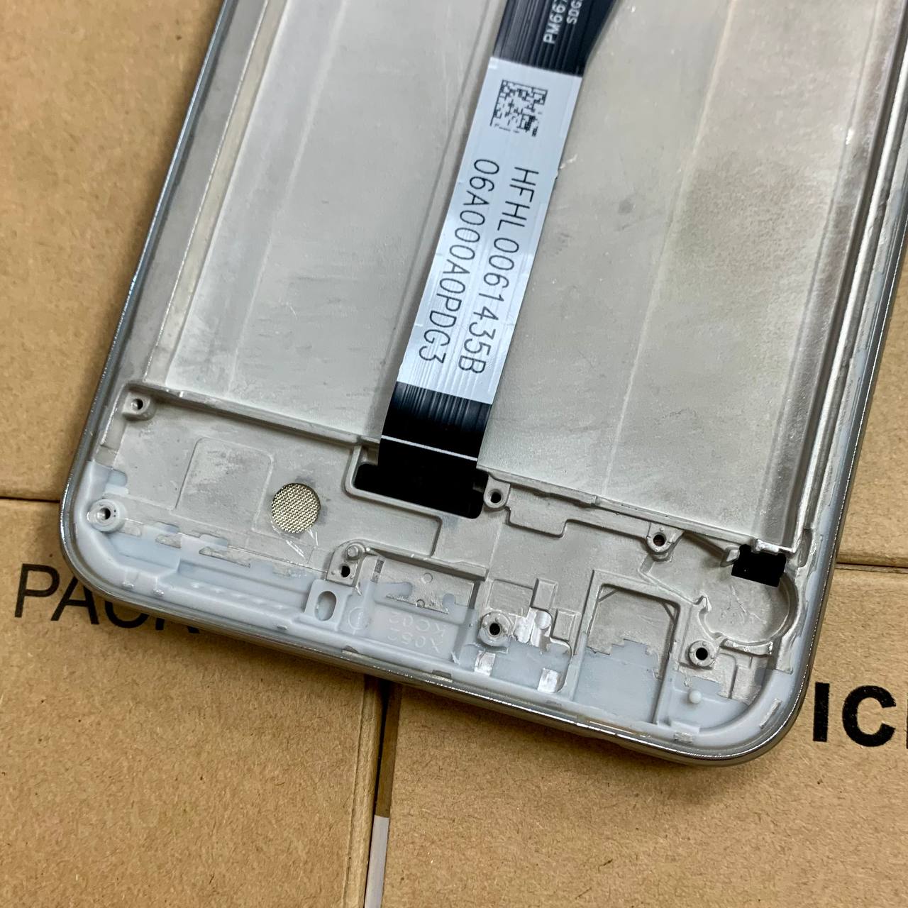 Дисплей Xiaomi Redmi Note 9S | Note 9 Pro | Note 9 Pro Max silver, с рамкой, Original (PRC)