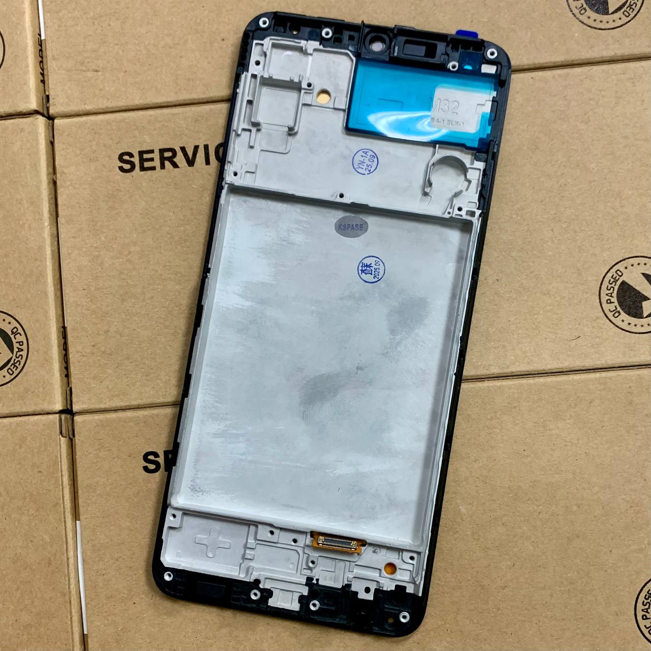 Дисплей Samsung M325 Galaxy M32 2021 black, з рамкою, OLED