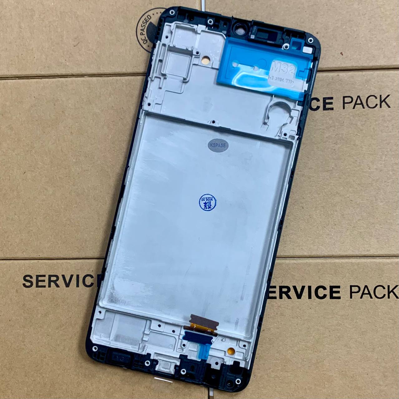 Дисплей Samsung M325 Galaxy M32 2021 black, з рамкою, INCELL