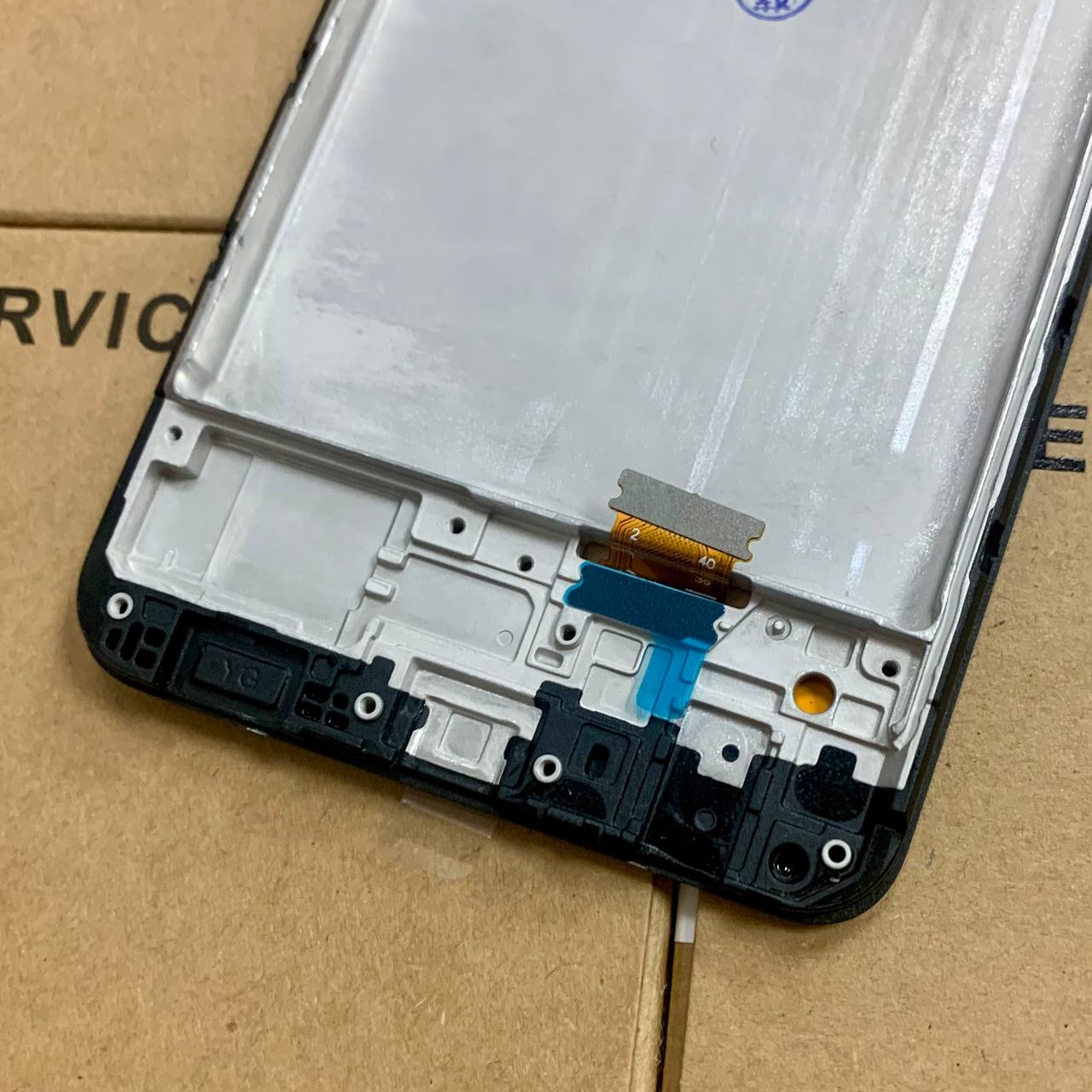 Дисплей Samsung M325 Galaxy M32 2021 black, з рамкою, INCELL