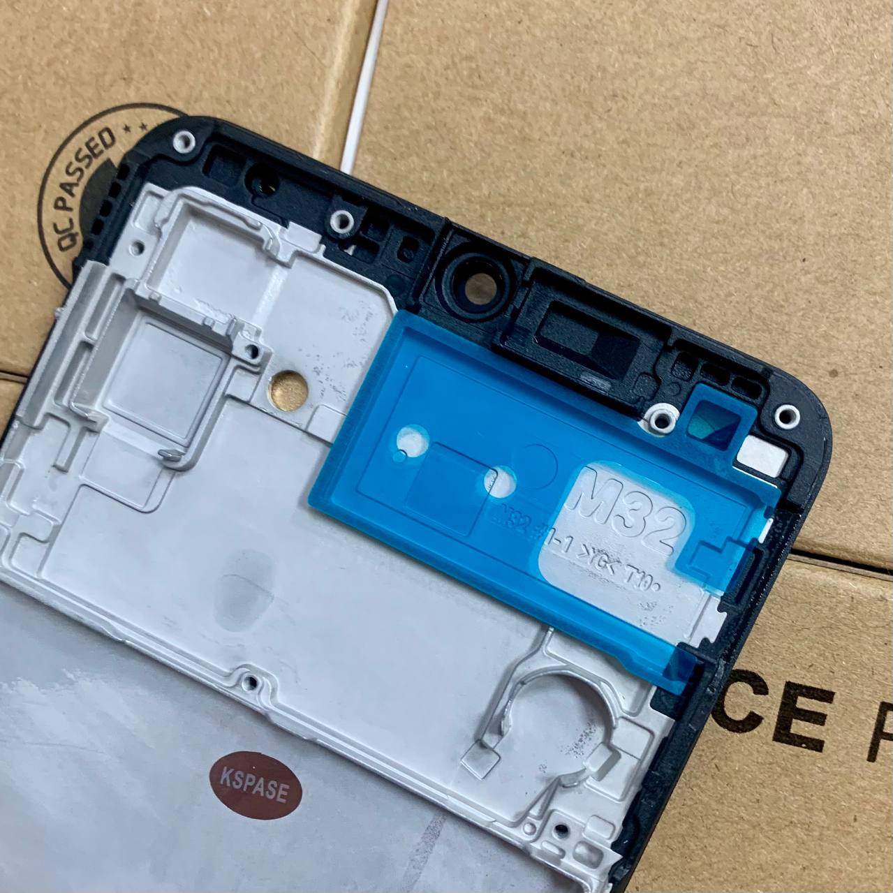 Дисплей Samsung M325 Galaxy M32 2021 black, з рамкою, INCELL