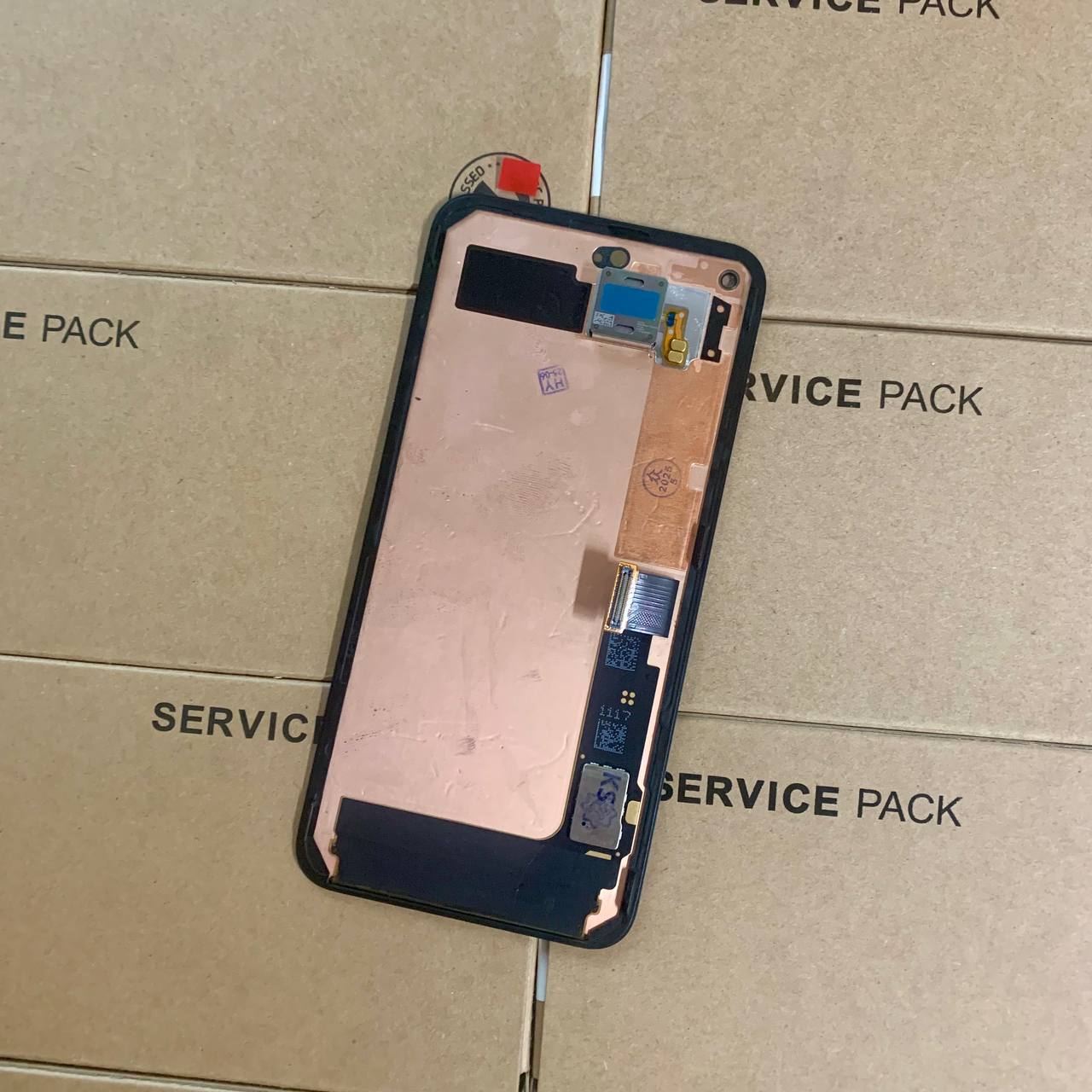 Дисплей Google Pixel 5 black, з рамкою, Original (REF)