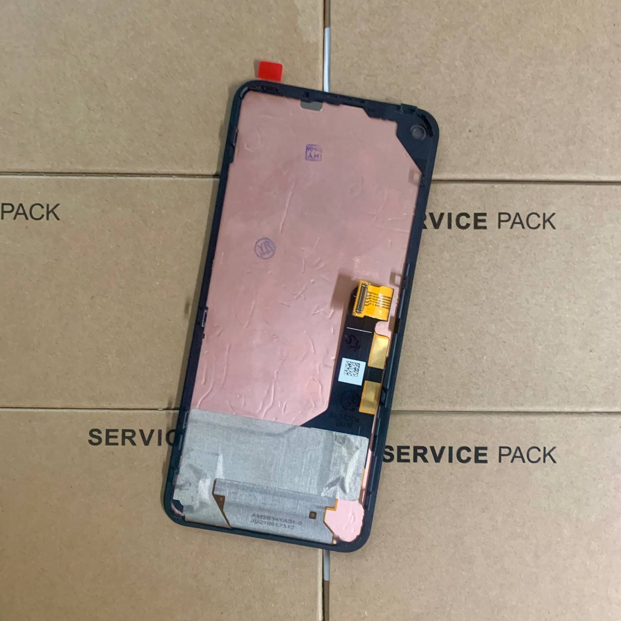 Дисплей Google Pixel 5A black, з рамкою, Original (REF)