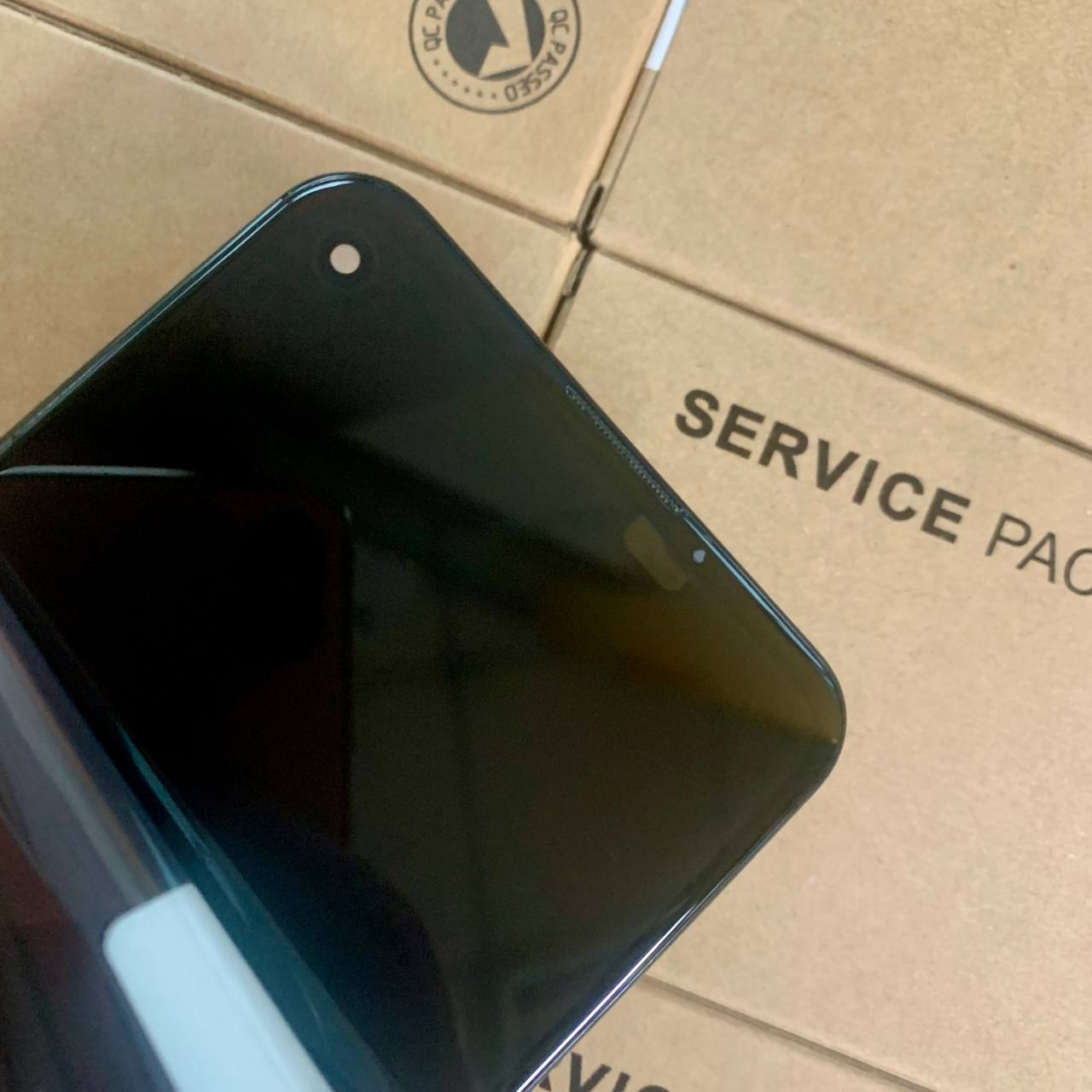 Дисплей Google Pixel 5A black, з рамкою, Original (REF)