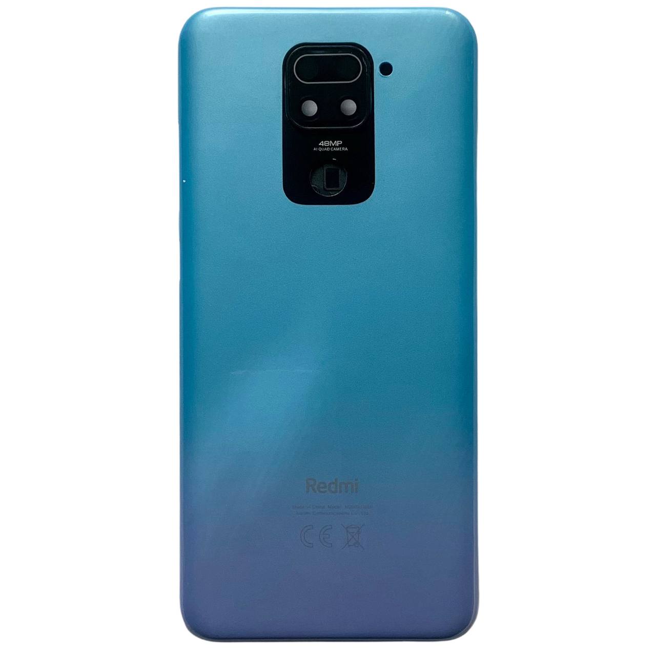Задня кришка Xiaomi Redmi Note 9 white (зі склом камери)