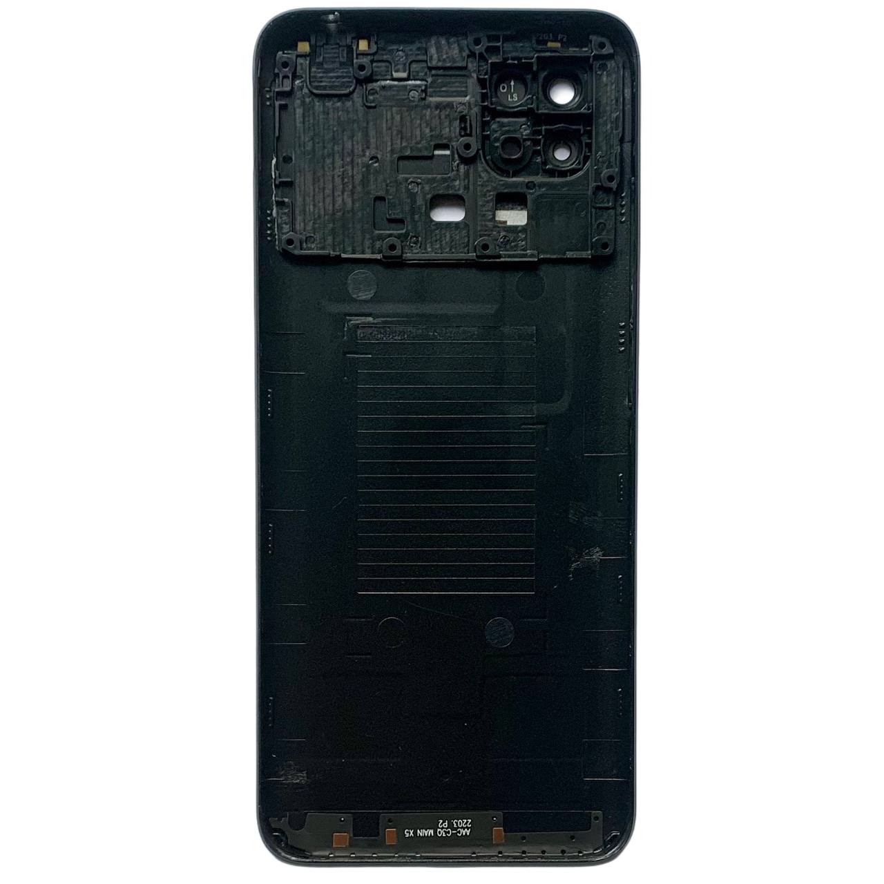 Задняя крышка Xiaomi Redmi 10C gray (со стеклом камеры)