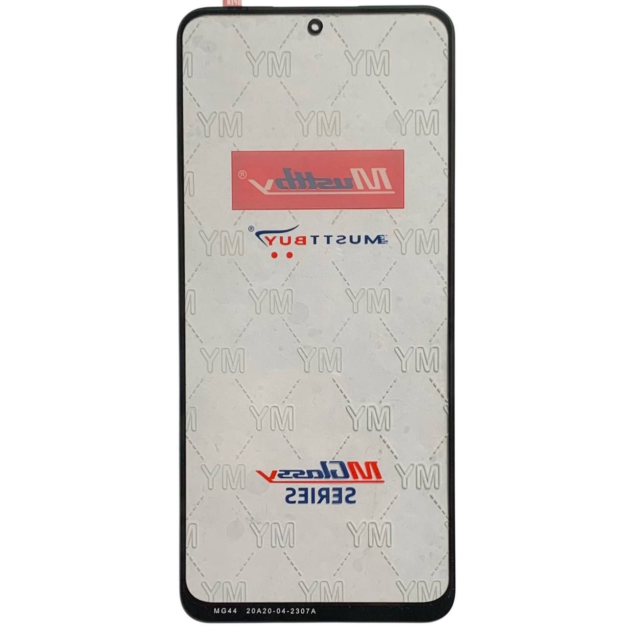 Стекло дисплея Xiaomi Redmi Note 12 4G | Note 12 5G | Poxo X5 black, с OCA пленкой (Musttby)