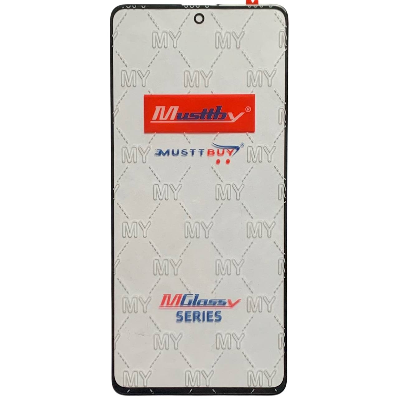 Стекло дисплея Samsung A715 | A716 | M515 | M625 | N770 black, с OCA пленкой (Musttby)