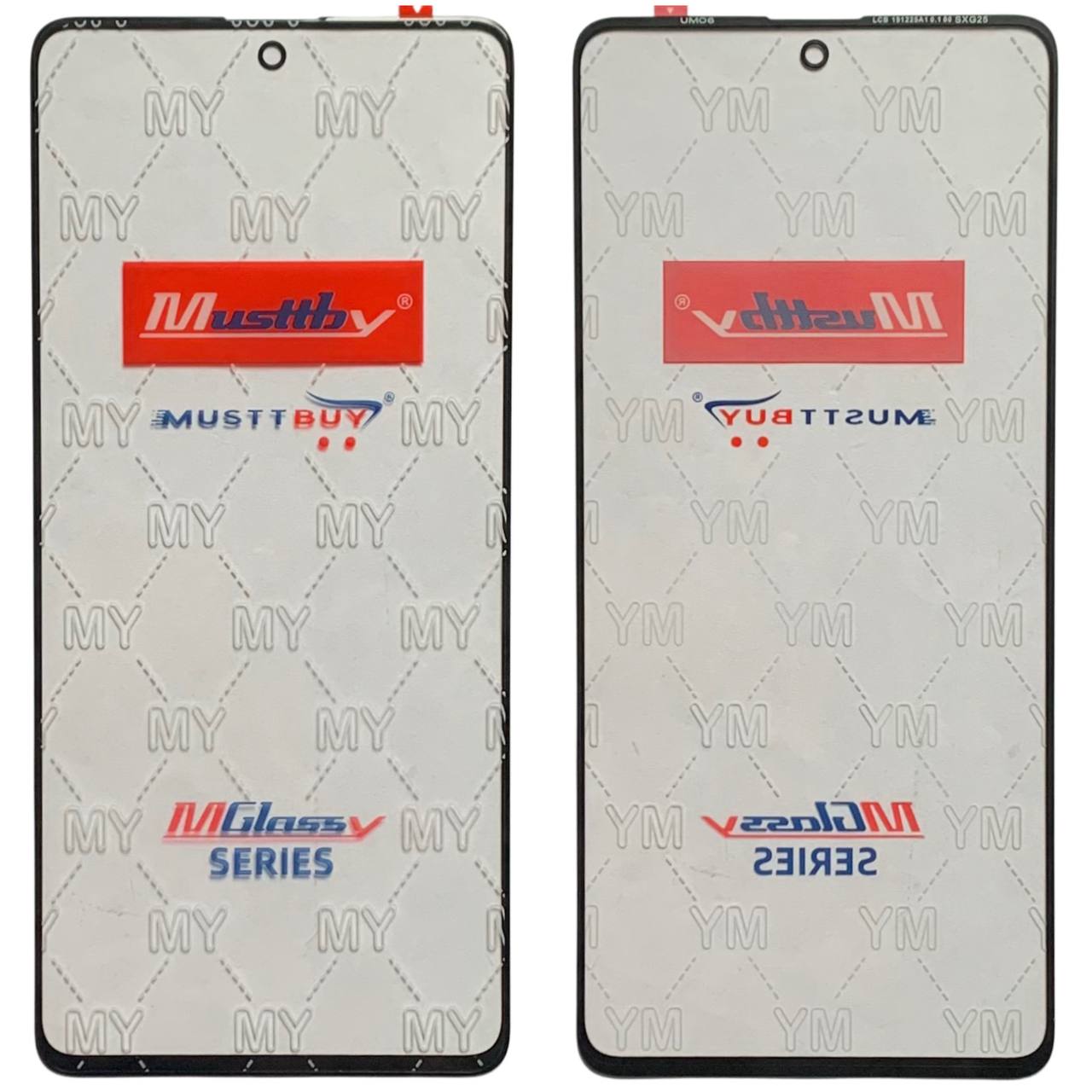 Стекло дисплея Samsung A715 | A716 | M515 | M625 | N770 black, с OCA пленкой (Musttby)