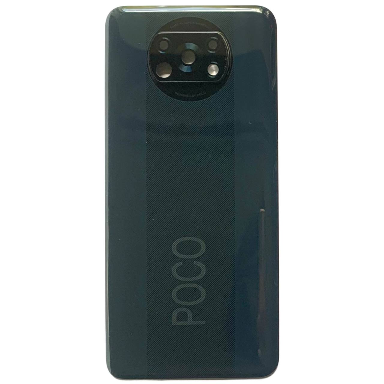 Задня кришка Xiaomi Poco X3 | Poco X3 Pro black (зі склом камери)