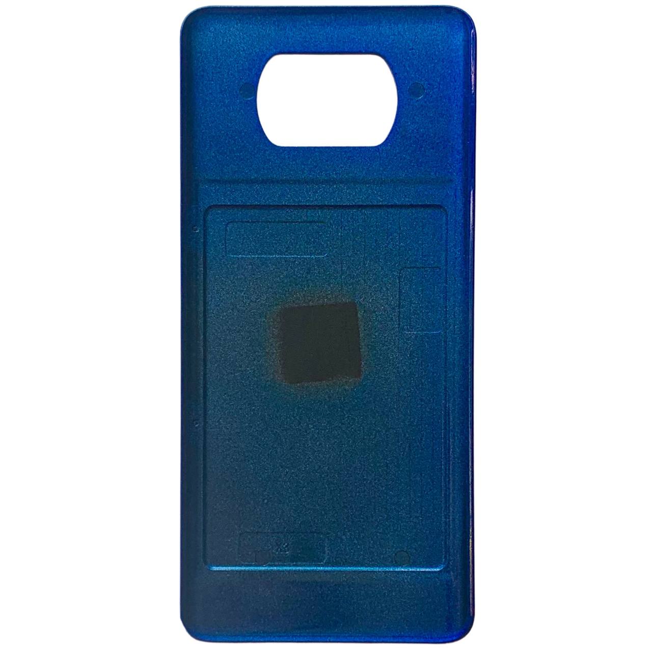Задняя крышка Xiaomi Poco X3 | Poco X3 Pro blue (без стекла камеры)