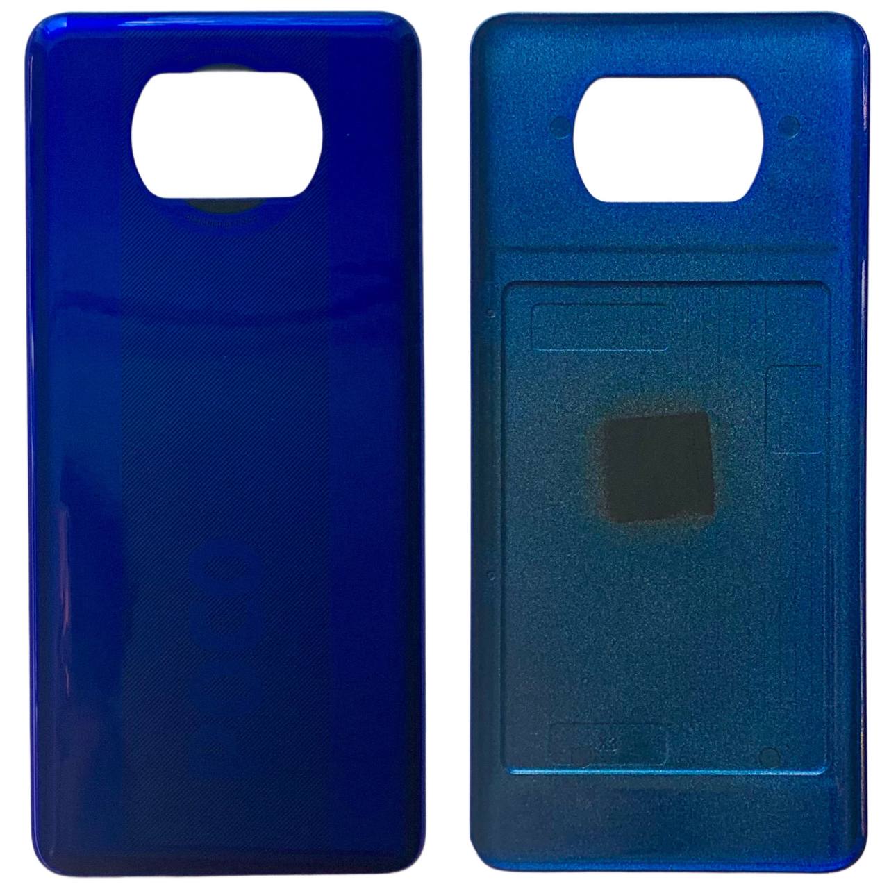 Задняя крышка Xiaomi Poco X3 | Poco X3 Pro blue (без стекла камеры)