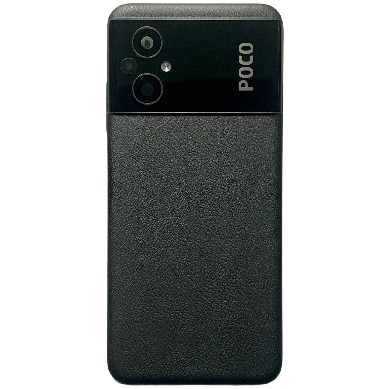 Задня кришка Xiaomi Poco M5 black (зі склом камери)