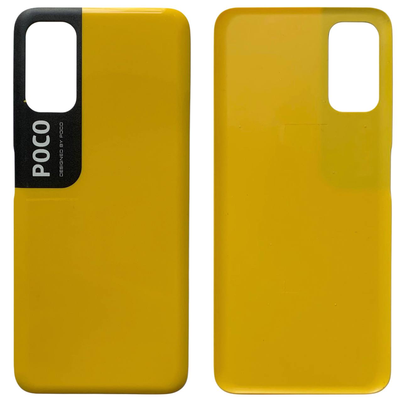 Задняя крышка Xiaomi Poco M3 Pro | Poco M3 Pro 5G yellow (без стекла камеры)