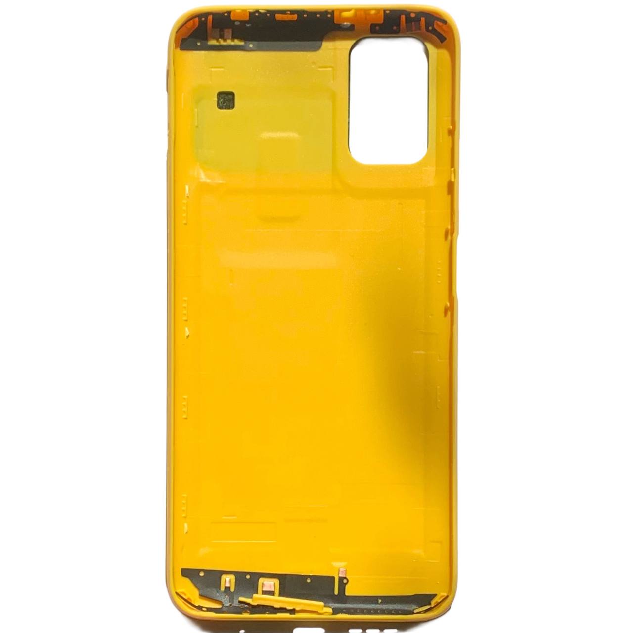 Задняя кришка Xiaomi Poco M3 yellow (без стекла камеры)