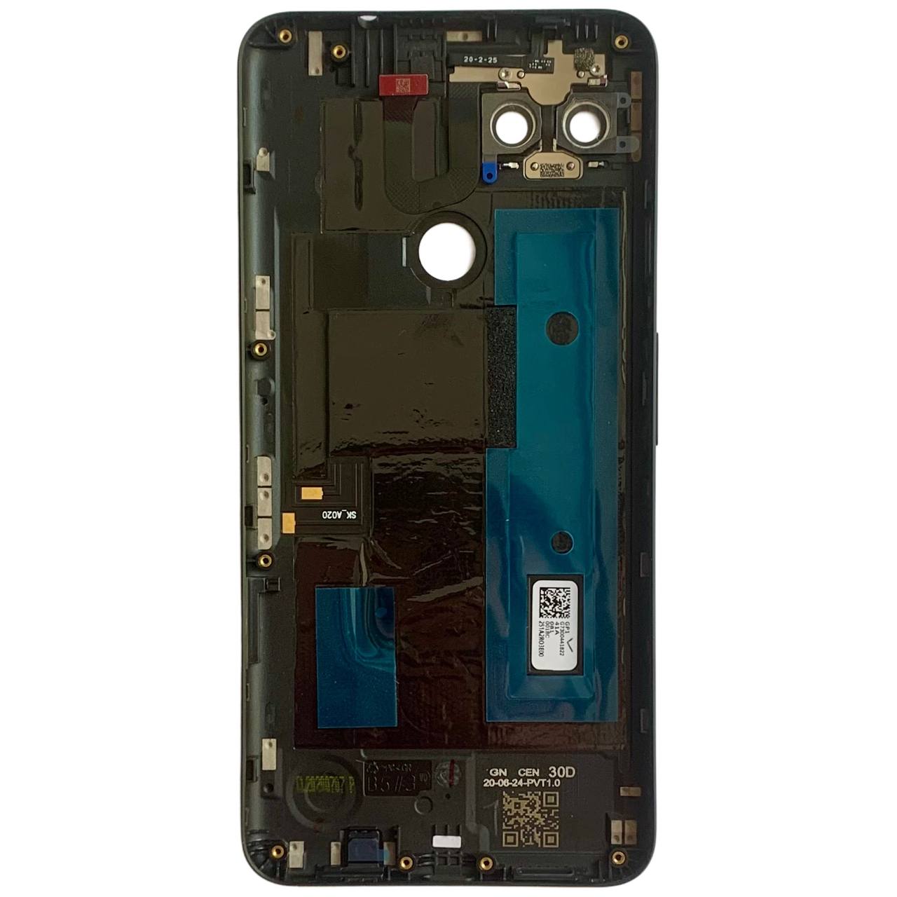 Задняя крышка Google Pixel 4A 5G black (со стеклом камеры)