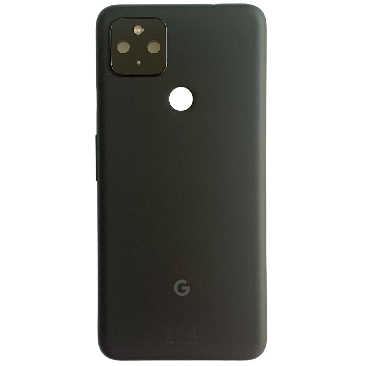 Задняя крышка Google Pixel 4A 5G black (со стеклом камеры)