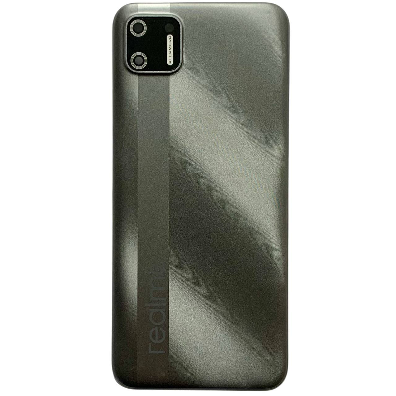 Задня кришка Realme C11 2020 gray (зі склом камери)