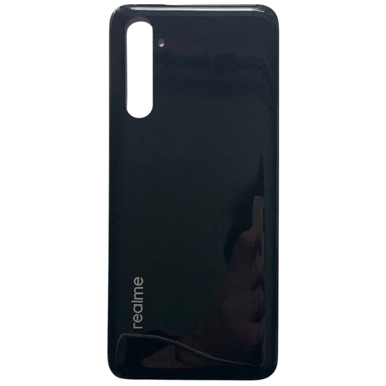 Задня кришка Realme 6 black (без скла камери)