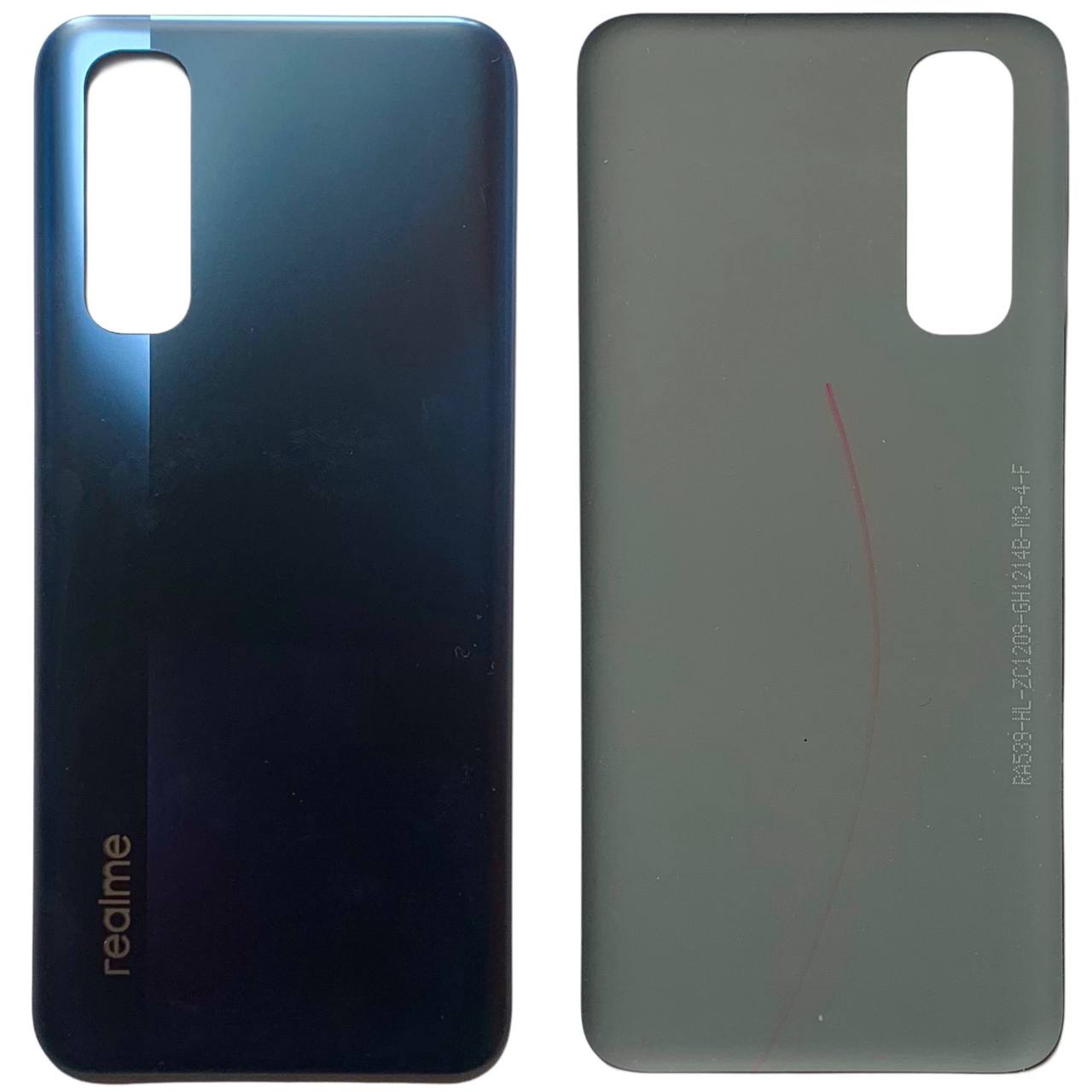 Задня кришка Realme 7 blue (без скла камери)