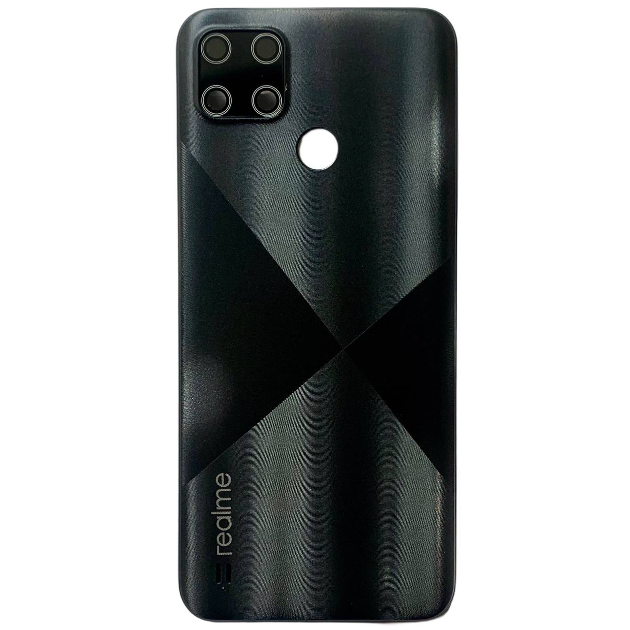 Задня кришка Realme C21Y black (зі склом камери)