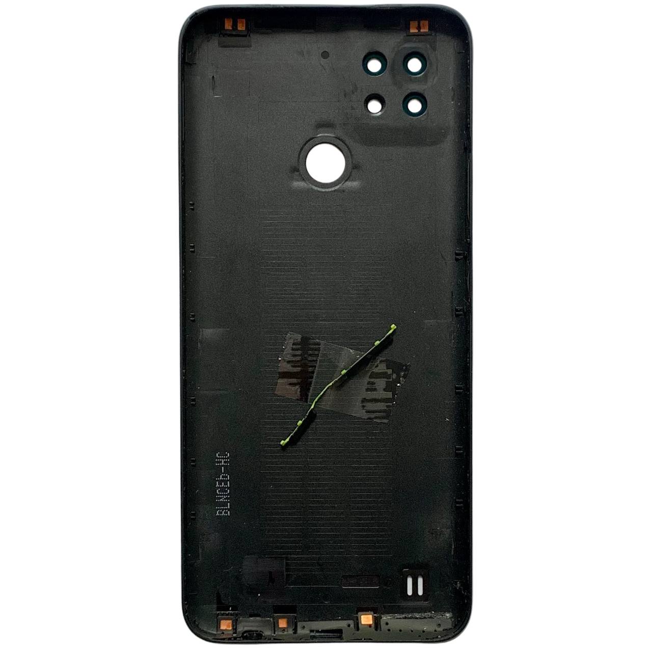 Задня кришка Realme C21 black (зі склом камери)