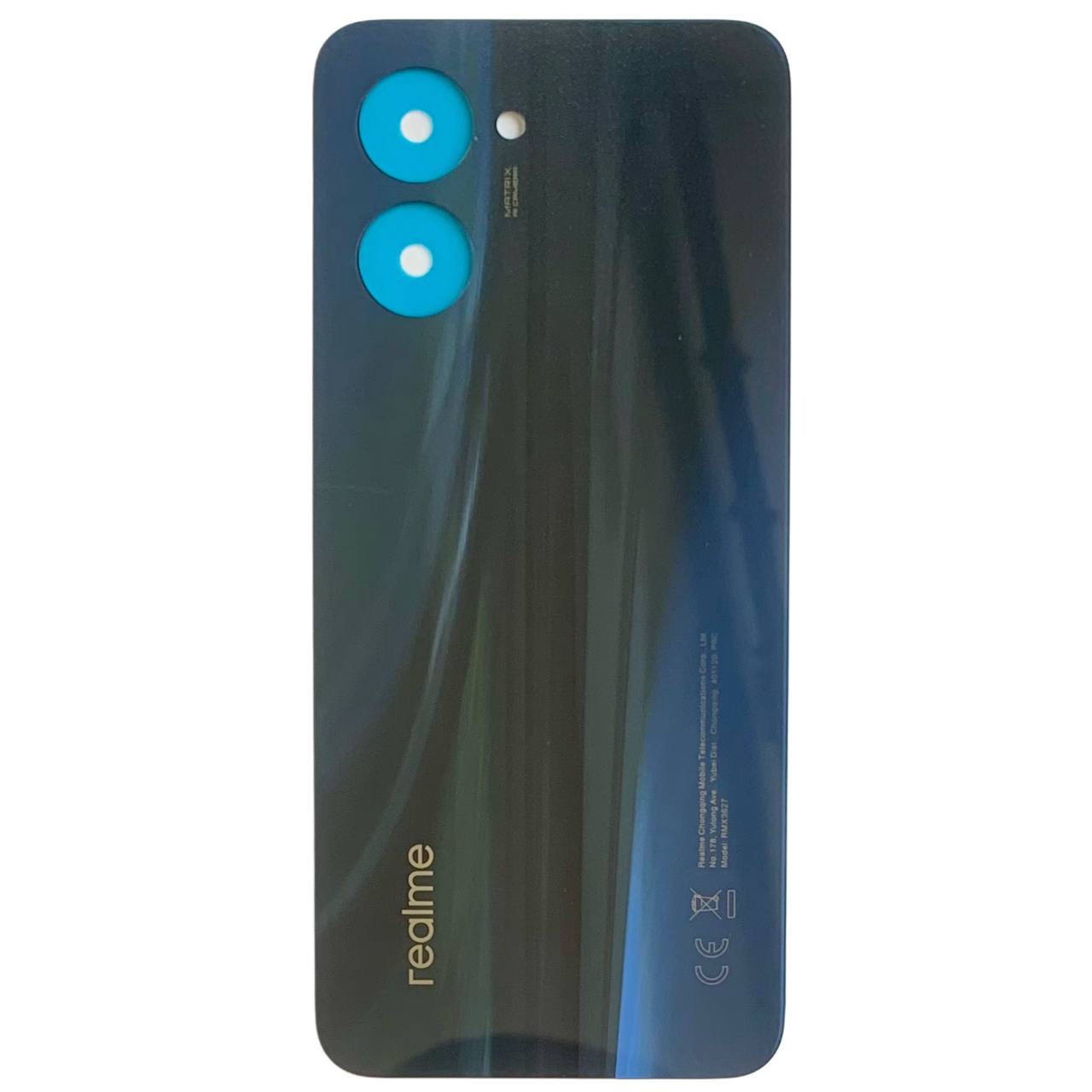 Задня кришка Realme C33 4G black (без скла камери)